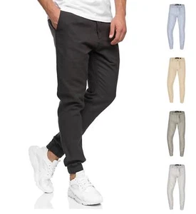 Indicode Herren Leinenhose Blnda-Stoffhose Leichte Sommerhose Pants Männer Chino - Bild 1 von 54