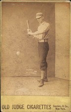 1888-89 Old Judge Cabinet N173 Connie Mack         Hall of Famer     Reprint