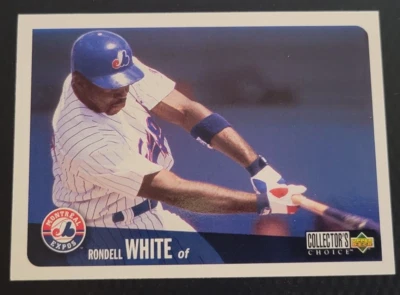 1996 Upper Deck Collector's Choice RONDELL WHITE Montreal Expos Baseball #215 - Image 1 of 2