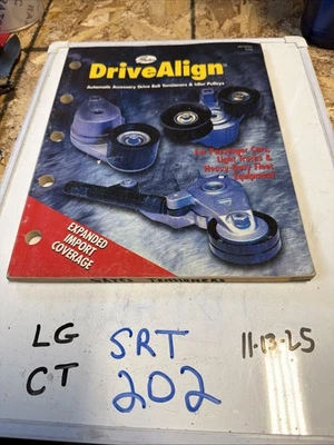 Tensores e polias de correia Gates DriveAlign catálogo 427-0725, peças vintage - Imagem 1 de 4
