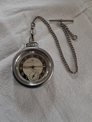NEAR MINT ' INGERSOLL LONDON TRIUMPH' BRITAIN 1960  POCKET WATCH , SERVICED  - Image 1 of 3