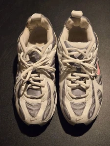 Nike Running Shoes Womens 9.5 White Gray Pink Sneakers 2007 Lightly Worn Comfort - Picture 1 of 5