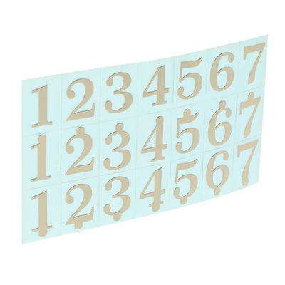  Dekorative Sticker Klavier Aufkleber Zahlenaufkleber Vintage -Aufkleber - Bild 1 von 4