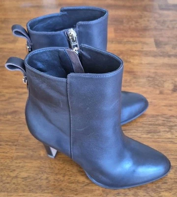 Botines Coach Jemma de cuero de becerro suave castaño 7,5 Foto 1 de 4