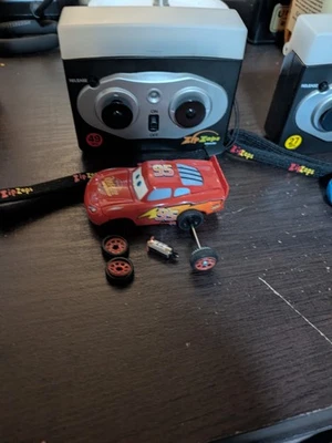Zip Zaps Micro RC Disney Cars Body Wheels And Controller. Parts No Chassis - Image 1 of 4