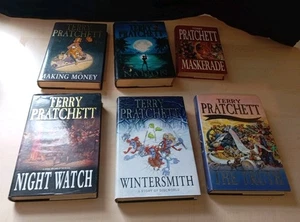 6 x Terry Pratchet Job Lot Hardback Books Discworld Novels & More - Picture 1 of 8
