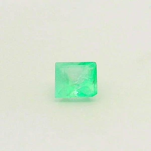 0.19Ct NATURAL GREEN COLOMBIAN EMERALD GEMSTONE - Picture 1 of 7