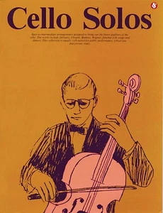 Cello Solos Easy-Intermediate Classical Sheet Music Debussy Chopin Brahms Book - Picture 1 of 1