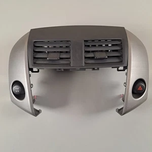 2006-2012 TOYOTA RAV4 UPPER CENTER DASH RADIO AC HEAT AIR VENTS BEZEL TRIM OEM - Picture 1 of 6