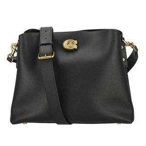 COACH Willow Schultertasche schwarz C2621 gebraucht A Rank Crossbody Bag... - Bild 1 von 9