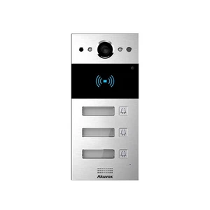 Akuvox R20Bx3 SIP Video-Türsprechanlage mit 3 Tasten RFID Aufputzmontage - Picture 1 of 4