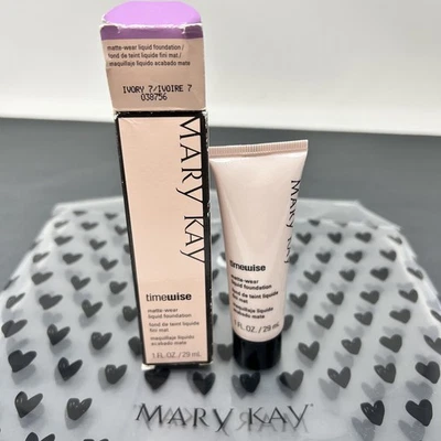 Mary Kay Timewise Matte Wear IVORY 7 Liquid Foundation 038756 New In Box - Image 1 of 2