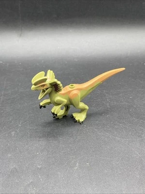 Lego Jurassic Park Pyroraptor Mini Figure Green-Brown - Image 1 of 4