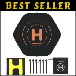 43.3-Inch Large Double-Sided Drone Landing Pad for DJI Inspire & Mavic Series - Picture 1 of 8
