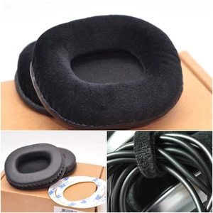 Velour Leather EarPad Foam Cushion Cover For AKG K44 K55 K66 K77 K99 Headphone - Picture 1 of 14