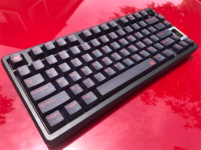 Red Black Russian keycap Mechanical keyboard Keycaps For Cherry MX High 108keys - Image 1 of 4