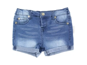 7 For All Mankind 162646 Baby Girls Cotton Blend Blue Jeans Shorts Size 24M - Picture 1 of 4