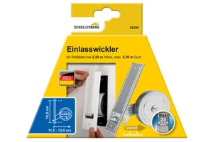 Schellenberg Einlasswickler "Maxi" | verzinkt | Lochabstand 16,5cm - Bild 1 von 3