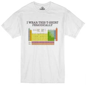 I Wear This T-Shirt Periodically Science Geek Regular Fit Funny T Shirt - Picture 1 of 1