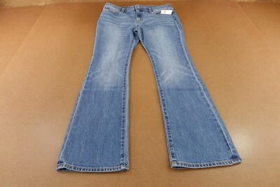 Pantalones de mezclilla Old Navy para niñas talla 18 lavado medio tiro medio incorporados resistentes corte bota nuevos con etiquetas Foto 1 de 4