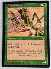 Magic: The Gathering Cards - Giant Mantis - Mirage - Near Mint!