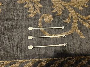 LOT 3 Vintage McDonalds Logo Coffee Spoon Stir Sticks McSpoon Lot of 3 - Picture 1 of 1