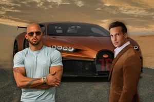 ANDREW TATE BUGATTI TATE BROTHERS - 5x7 Glossy Printed Photo - Picture 1 of 1