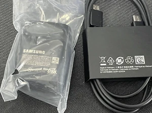 Original Samsung Galaxy S22 S22+ Ultra Super Fast Wall Charger & Type C Cable - Picture 1 of 6