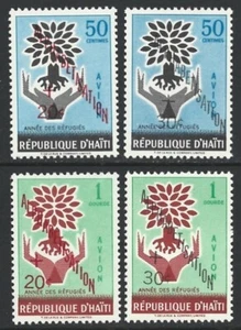 Haiti 1960 WRY Alphabetisation Set #CB24-CB27 VF-NH - Picture 1 of 2