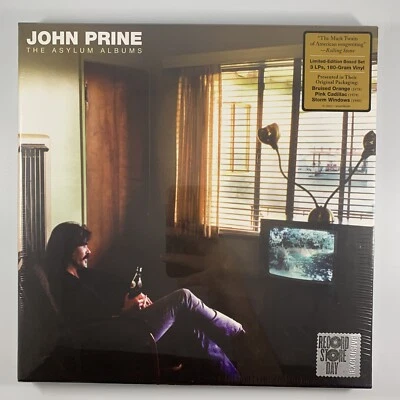 John Prine The Asylum Albums 3LP Vinyl Record Free shipping - Image 1 of 2