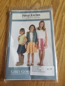 INDYGO JUNCTION #IJ829- GIRLY GORED SKIRT  SIZE 2-10   - Picture 1 of 2