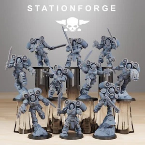 Deviators - Socratis Stationforge - 10 Figuren Set - 28mm Tabletop Miniaturen - Bild 1 von 8