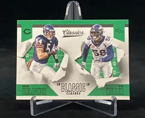 2018 Classics Classic Clashes #2 Brian Urlacher Bears / Von Miller Broncos - Picture 1 of 2