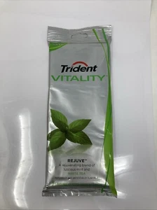 Trident Vitality Gum Rejuve White Tea 3 Packs (27 pieces Total) Collectible - Picture 1 of 4