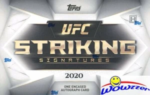 2020 Topps UFC Striking Signatures Factory Sealed HOBBY BOX-Encased AUTOGRAPH! - Picture 1 of 1