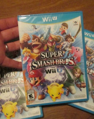 Super Smash Bros. Nintendo Wii U NEW FACTORY SEALED " WORKS With AMIIBOS " - Image 1 of 4