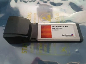 Carte adaptateur StarTech.com EC400USB 4 ports ExpressCard USB 2.0 - Photo 1/2