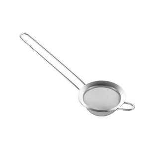 3.15" Fine Mesh Strainer 304 Stainless Steel Kitchen Colander with Handle - Picture 1 of 6