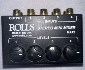 Rolls MX42 Stereo Mini Mixer - Picture 1 of 3