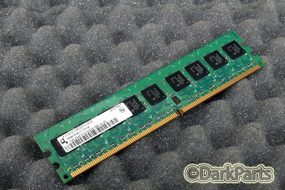 Qimonda HYS72T128020HU-3S-B PC2-5300E-12-G0 1GB Server Memory RAM - Photo 1/1