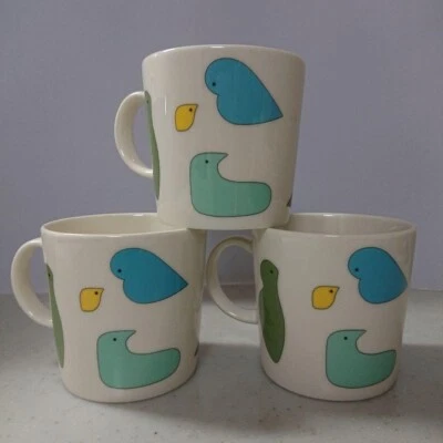 【Set of 3】iittala X minä perhonen Bird Mug Special edition 2021 Used - Image 1 of 4