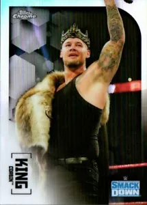 2020 Topps WWE Chrome Wrestling Card - Refractor #7 King Corbin - Picture 1 of 2