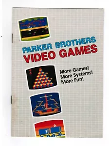 VINTAGE 1983 PARKER BROTHERS VIDEO GAMES CATALOG WITH 21 GAMES - Picture 1 of 1