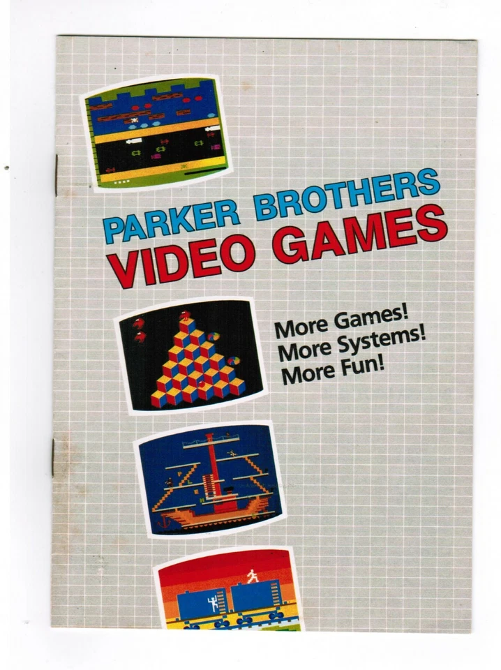 VINTAGE 1983 PARKER BROTHERS VIDEO GAMES CATALOG WITH 21 GAMES - Image 1 of 1