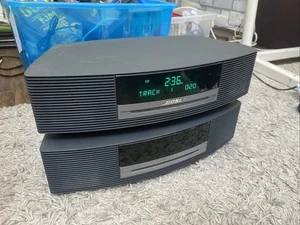 2x Bose Wave Music System Model AWRCC5 CD Radio Aux Black -FAULTY - Picture 1 of 23