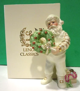 ESCULTURA LENOX SANTA'S CHRISTMAS TOUCH - PRECIADA COLECCIÓN SANTA NUEVA EN CAJA - Imagen 1 de 8