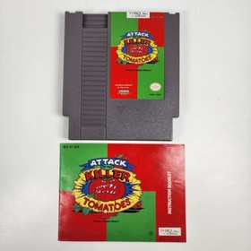 Attack of the Killer Tomatoes (Nintendo NES, 1992) Cartridge & Manual Only