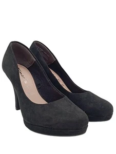 TAMARIS Tacones de plataforma Mujeres Talla EU 38 negro elegante - Imagen 1 de 5