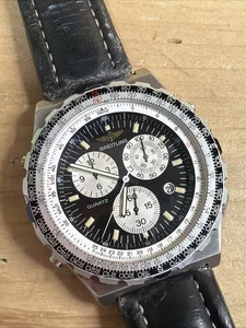 orologio uomo vintage Breitling Navitimer quarzo 5788 80975 42mm C856 - Foto 1 di 9