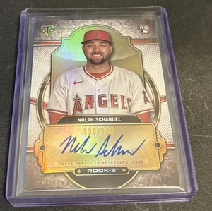 2024 Topps Triple Threads Rookie Auto Nolan Schanuel /199 Angels MLB - Bild 1 von 2